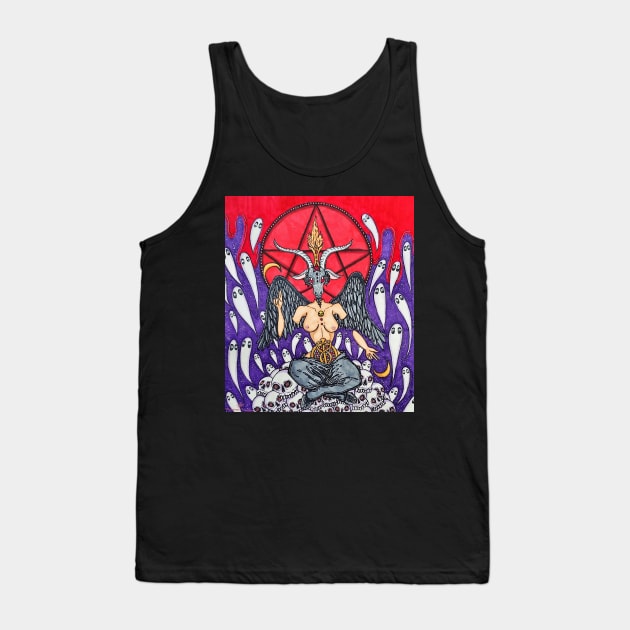 Baphomet Tank Top by nannonthehermit